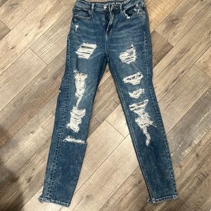 American Eagle ripped jeans
